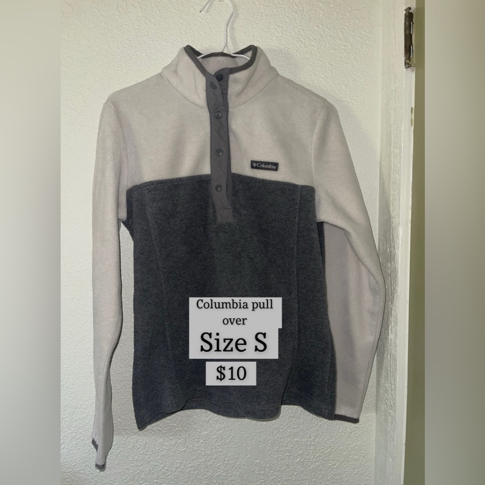 Columbia pull over jacket